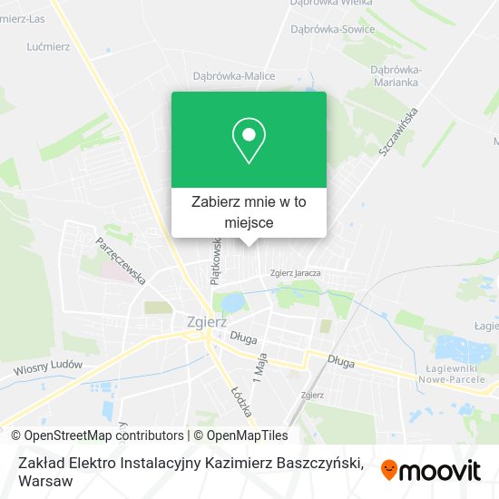 Mapa Zakład Elektro Instalacyjny Kazimierz Baszczyński