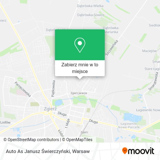 Mapa Auto As Janusz Świerczyński