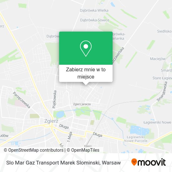 Mapa Slo Mar Gaz Transport Marek Slominski