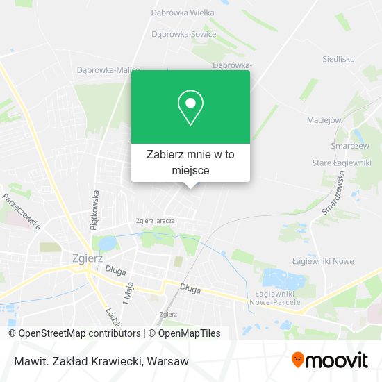 Mapa Mawit. Zakład Krawiecki