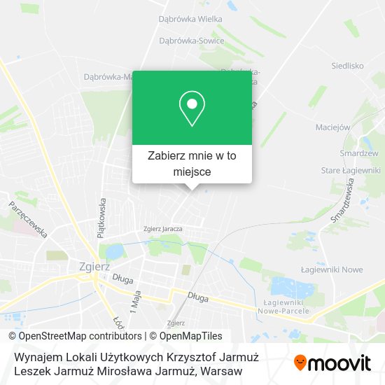 Mapa Wynajem Lokali Użytkowych Krzysztof Jarmuż Leszek Jarmuż Mirosława Jarmuż