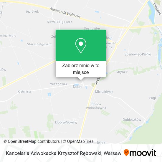 Mapa Kancelaria Adwokacka Krzysztof Rębowski