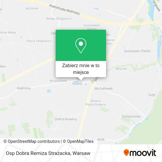 Mapa Osp Dobra Remiza Strażacka