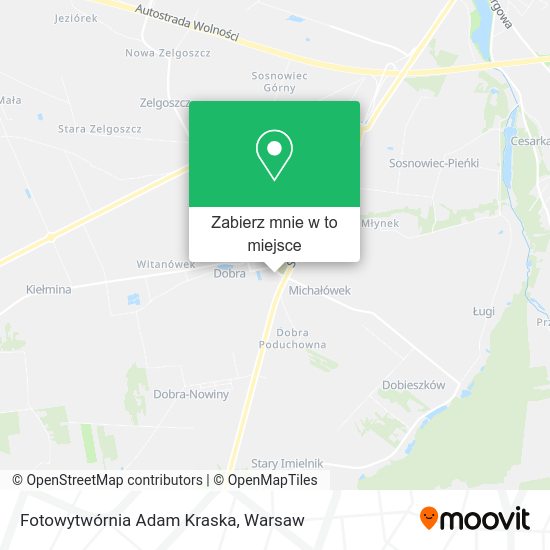 Mapa Fotowytwórnia Adam Kraska