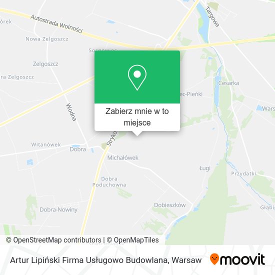 Mapa Artur Lipiński Firma Usługowo Budowlana