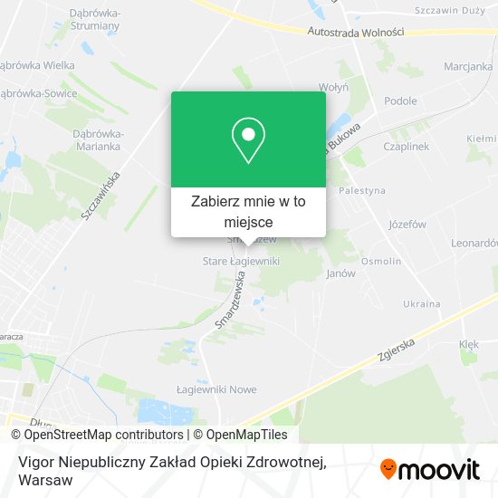 Mapa Vigor Niepubliczny Zakład Opieki Zdrowotnej