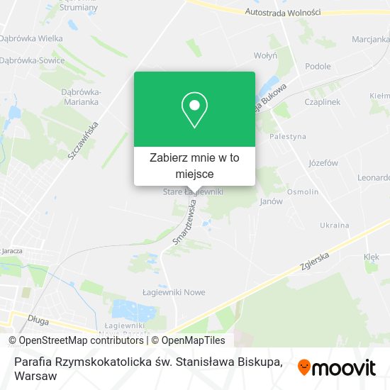 Mapa Parafia Rzymskokatolicka św. Stanisława Biskupa