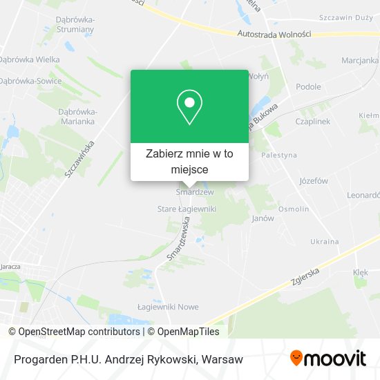 Mapa Progarden P.H.U. Andrzej Rykowski