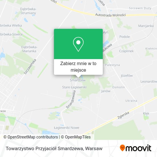 Mapa Towarzystwo Przyjaciół Smardzewa