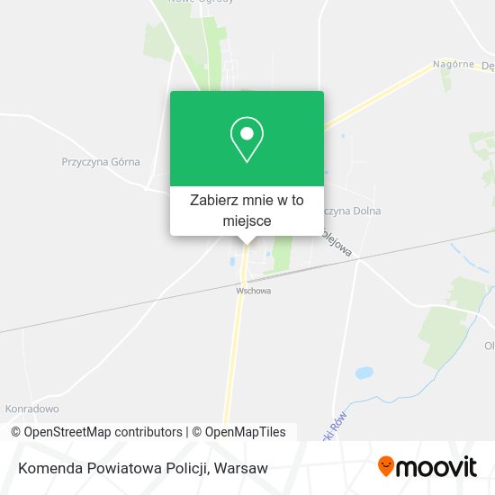 Mapa Komenda Powiatowa Policji