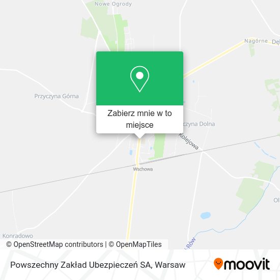 Mapa Powszechny Zakład Ubezpieczeń SA