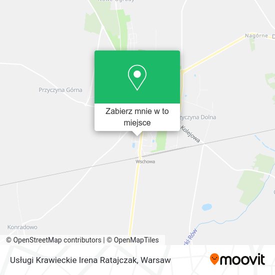 Mapa Usługi Krawieckie Irena Ratajczak