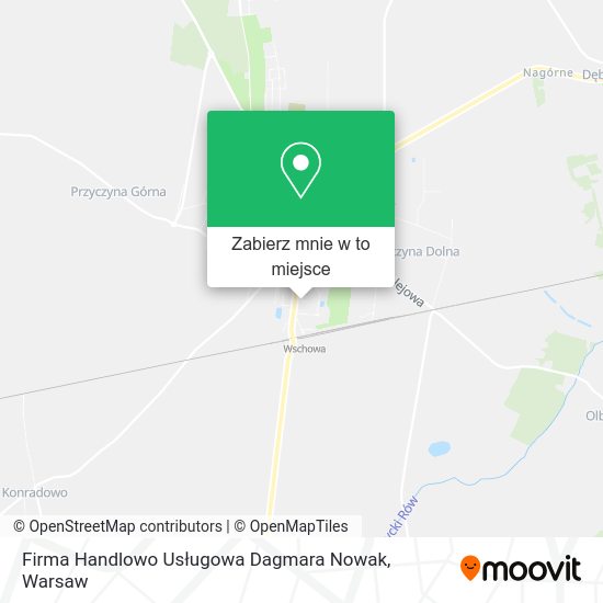 Mapa Firma Handlowo Usługowa Dagmara Nowak