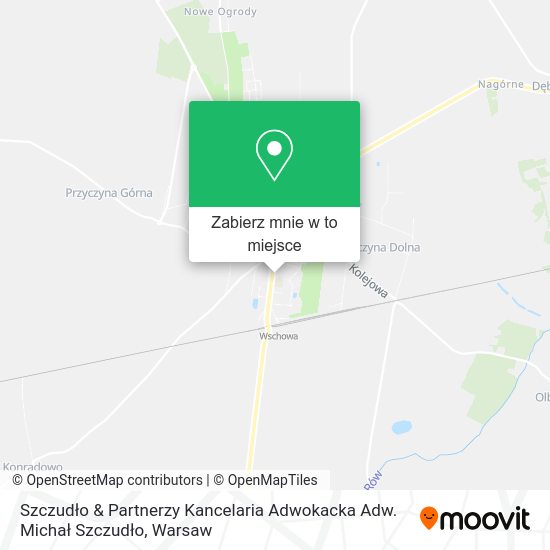 Mapa Szczudło & Partnerzy Kancelaria Adwokacka Adw. Michał Szczudło