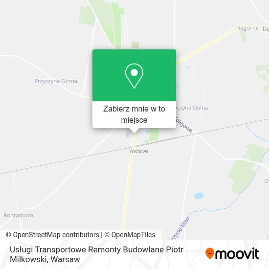 Mapa Usługi Transportowe Remonty Budowlane Piotr Milkowski