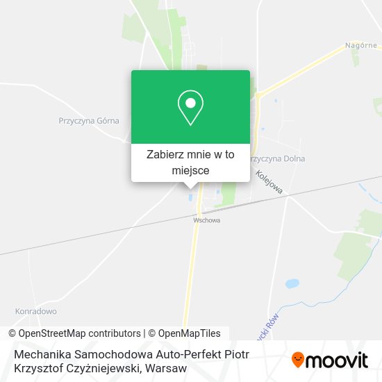 Mapa Mechanika Samochodowa Auto-Perfekt Piotr Krzysztof Czyżniejewski