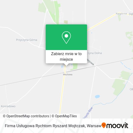 Mapa Firma Usługowa Rychtom Ryszard Wojtczak