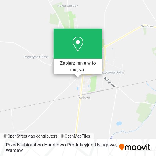 Mapa Przedsiebiorstwo Handlowo Produkcyjno Uslugowe