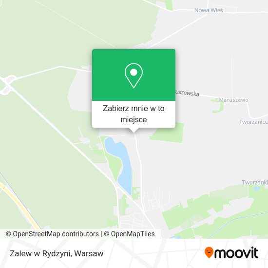 Mapa Zalew w Rydzyni