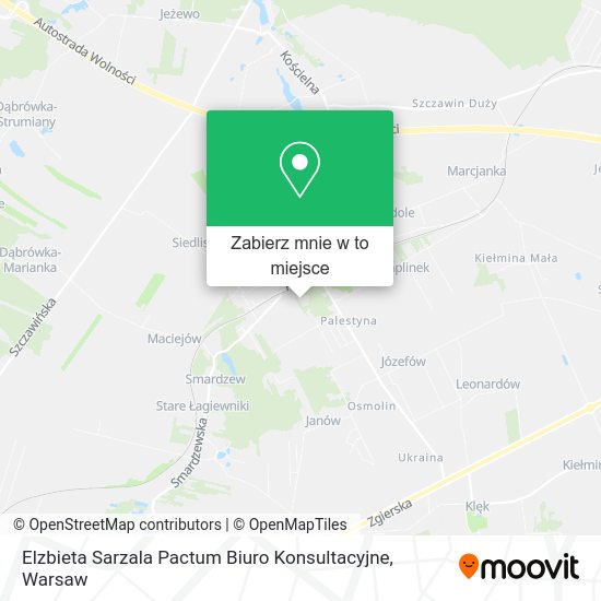 Mapa Elzbieta Sarzala Pactum Biuro Konsultacyjne