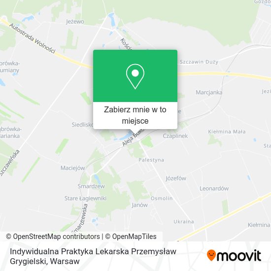 Mapa Indywidualna Praktyka Lekarska Przemysław Grygielski