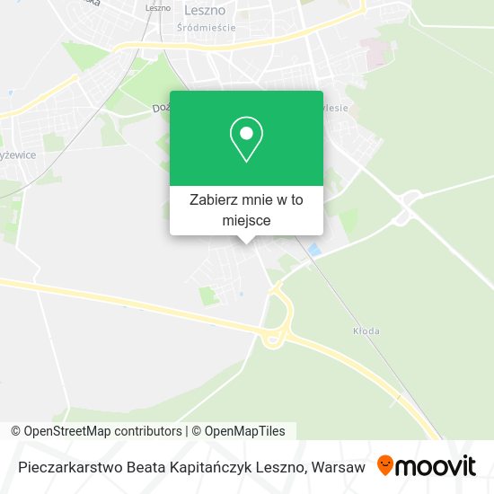 Mapa Pieczarkarstwo Beata Kapitańczyk Leszno