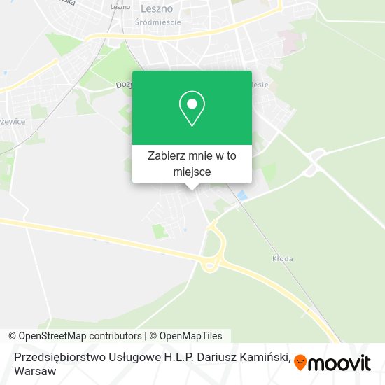 Mapa Przedsiębiorstwo Usługowe H.L.P. Dariusz Kamiński