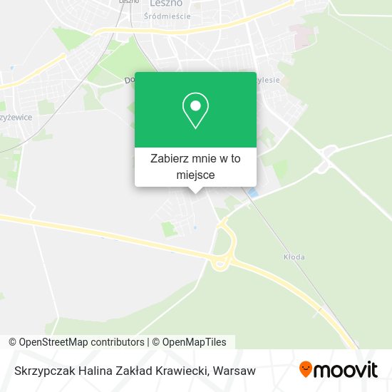 Mapa Skrzypczak Halina Zakład Krawiecki