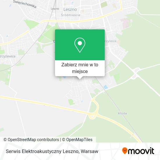 Mapa Serwis Elektroakustyczny Leszno