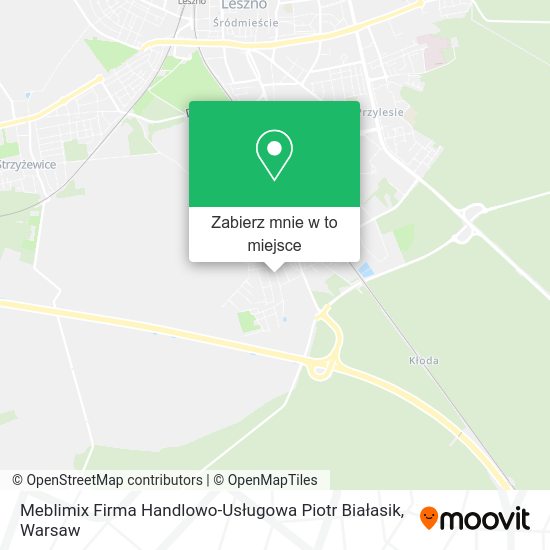 Mapa Meblimix Firma Handlowo-Usługowa Piotr Białasik