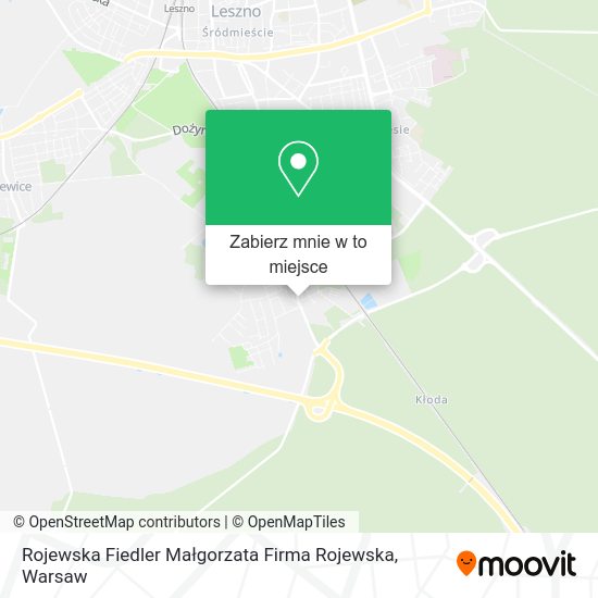 Mapa Rojewska Fiedler Małgorzata Firma Rojewska