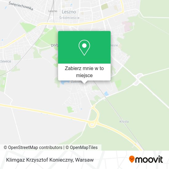 Mapa Klimgaz Krzysztof Konieczny