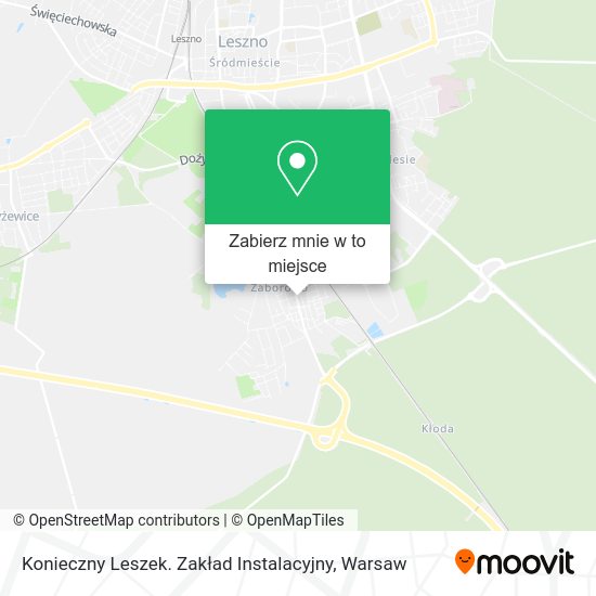 Mapa Konieczny Leszek. Zakład Instalacyjny