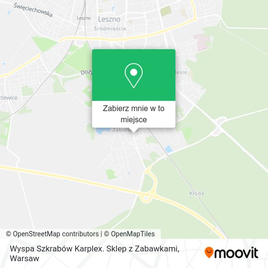 Mapa Wyspa Szkrabów Karplex. Sklep z Zabawkami