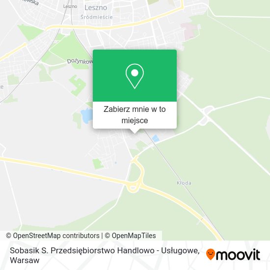 Mapa Sobasik S. Przedsiębiorstwo Handlowo - Usługowe