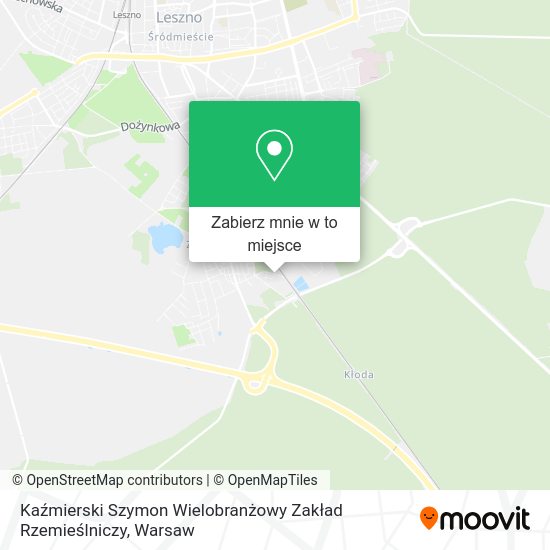 Mapa Kaźmierski Szymon Wielobranżowy Zakład Rzemieślniczy