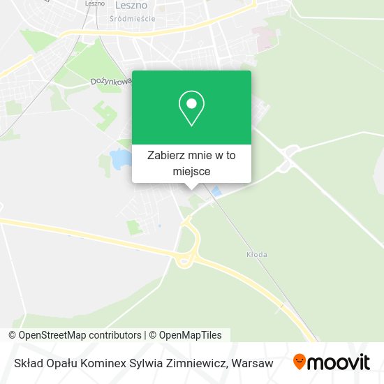 Mapa Skład Opału Kominex Sylwia Zimniewicz