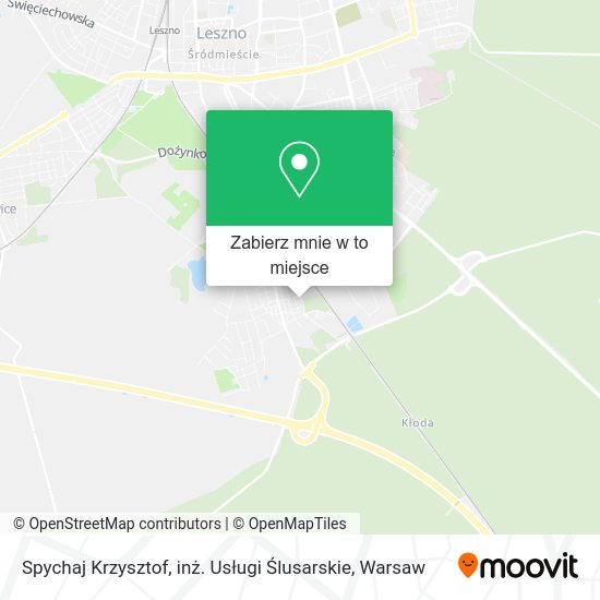 Mapa Spychaj Krzysztof, inż. Usługi Ślusarskie