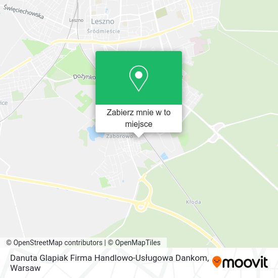 Mapa Danuta Glapiak Firma Handlowo-Usługowa Dankom