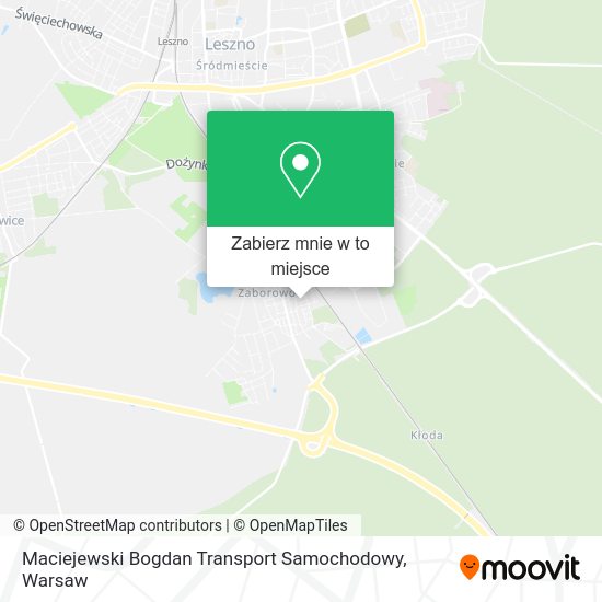 Mapa Maciejewski Bogdan Transport Samochodowy