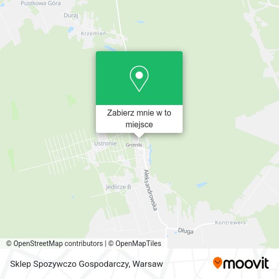 Mapa Sklep Spozywczo Gospodarczy