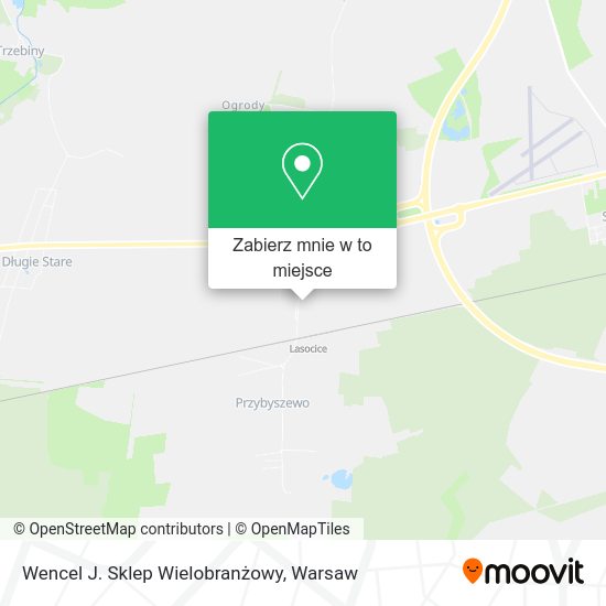 Mapa Wencel J. Sklep Wielobranżowy