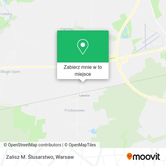 Mapa Zalisz M. Ślusarstwo