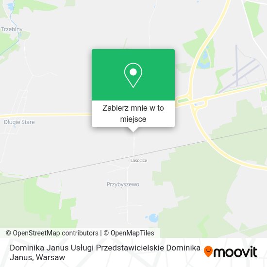 Mapa Dominika Janus Usługi Przedstawicielskie Dominika Janus