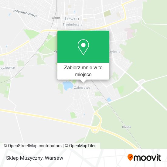 Mapa Sklep Muzyczny