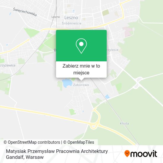 Mapa Matysiak Przemysław Pracownia Architektury Gandalf