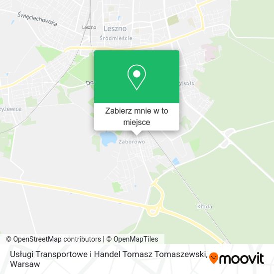 Mapa Usługi Transportowe i Handel Tomasz Tomaszewski