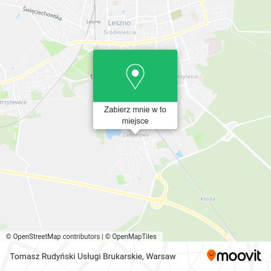 Mapa Tomasz Rudyński Usługi Brukarskie