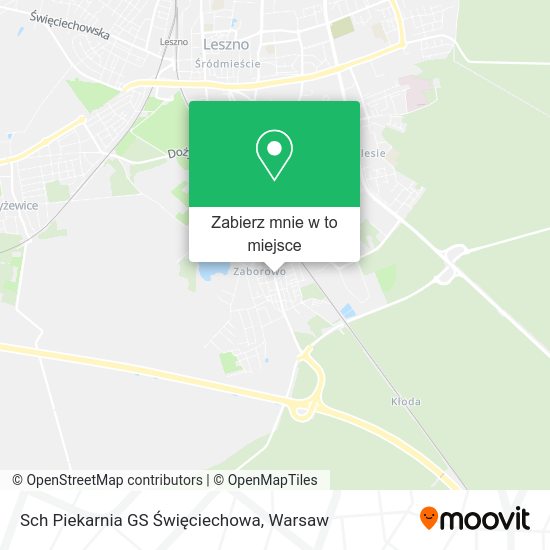 Mapa Sch Piekarnia GS Święciechowa