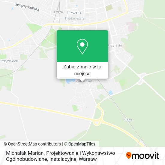 Mapa Michalak Marian. Projektowanie i Wykonawstwo Ogólnobudowlane, Instalacyjne